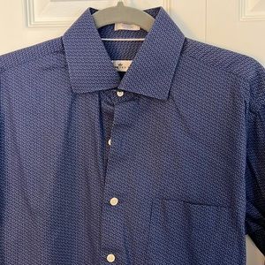Peter Millar Medium Mens Navy Patterned Shirt